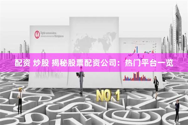 配资 炒股 揭秘股票配资公司：热门平台一览